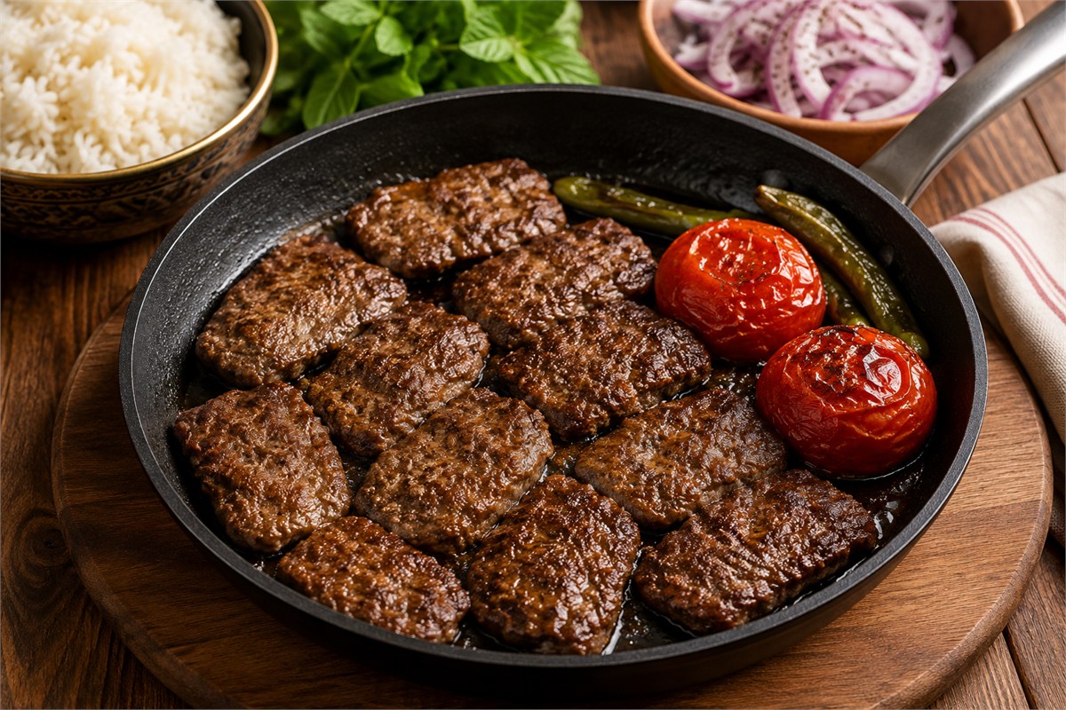 طرز تهیه کباب تابه‌ای آبدار و نرم